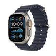 Apple Watch Ultra 2 GPS + Cellular 49mm Natural Titanium Case with Navy Ocean Band