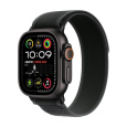 Apple Watch Ultra 2 GPS + Cellular 49mm Black Titanium Case with Black Titanium Milanese Loop - S