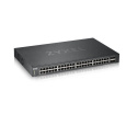 XGS1935-52, 52 Port Smart Managed Switch, 48x Gigabit Copper and 4x 10G SFP+, hybrid mode, standalone or NebulaFlex Cloud