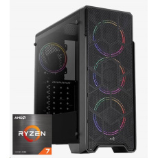 PRESTIGIO Gamer, Ryzen 7 5800XT, RTX4070S/12GB, 32GB, SSD 1TB, WIFI, CR, FDOS