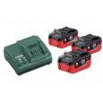 Metabo Basic-Set 3 x LiHD 5.5 Ah