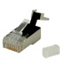 Konektor 8/8 RJ45, cat.6 cat.6a cat.7, tienený na drôt 10ks/bal AWG22-26