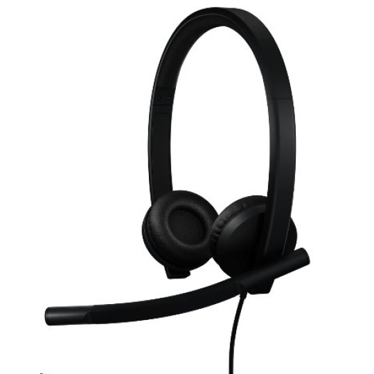 Logitech® H570e USB Headset Stereo (Teams version) headset - BLACK - USB-A