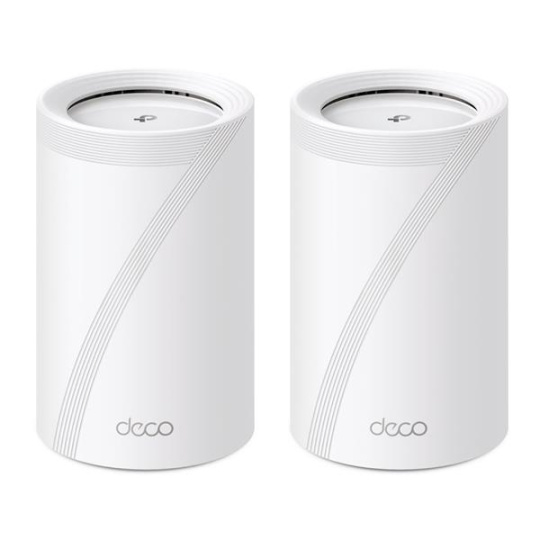 TP-LINK "BE9300 Whole Home Mesh Wi-Fi 7 System(Tri-Band)SPEED: 574 Mbps at 2.4 GHz + 2880 Mbps at 5 GHz + 5760 Mbps at