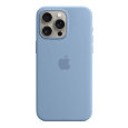 Apple iPhone 15 Pro Max Silicone Case with MagSafe - Winter Blue