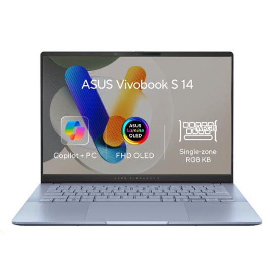 ASUS Vivobook S14 S5406SA-OLED183W, Ultra 5-226V, 14.0˝ 1920x1200 WUXGA, UMA, 16GB, SSD 1TB, W11H