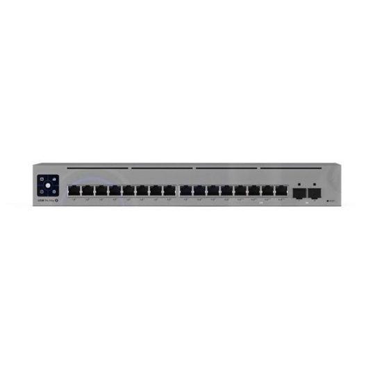 Ubiquiti A 16-port, Layer 3 Etherlighting™ switch with 2.5 GbE, PoE++ output, and versatile mounting options