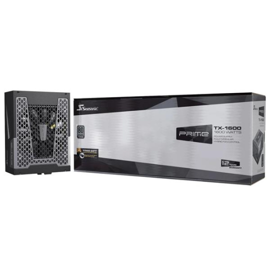 Zdroj 1600W, Seasonic Prime TX-1600 Titanium (SSR-1600TR2 ATX 3.0), retail