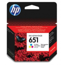 C2P11AE Trojfarebná originálna atramentová kazeta HP 651 Ink Advantage