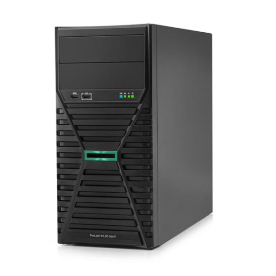 HPE ProLiant ML30 Gen11 E-2414 2.6GHz 4c 1P 32GB-DR 4LFF-NHP VROC 2x1TB SATA HDD 350W PS EU Server