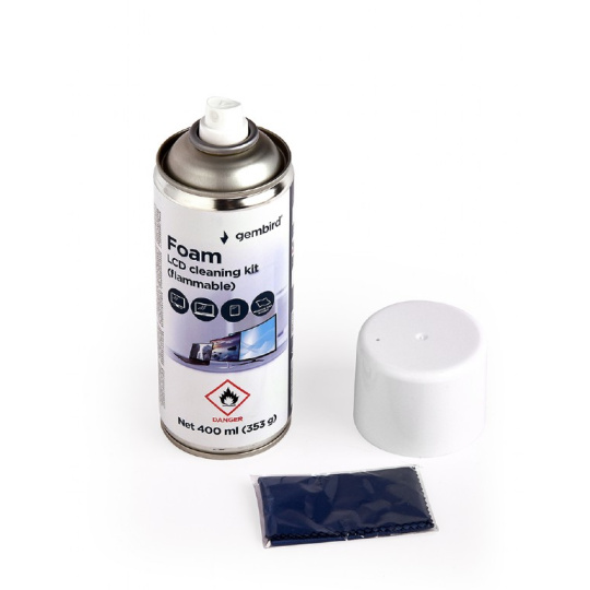 Foam LCD cleaning kit (flammable), 400 ml