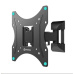 ONKRON Full Motion TV Wall Mount for 17" to 43" Screens up to 35 kg, Black,VESA: 100x100 - 200x200