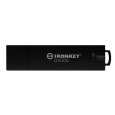 8 GB . USB 3.2 kľúč . Kingston IronKey D500S, čierny ( r260MB/s, w190MB/s)