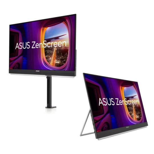 ASUS ZenScreen MB27ACF 27" prenosný USB-C monitor IPS 2560x1440 100Hz 5ms 300cd HDMI repro čierny