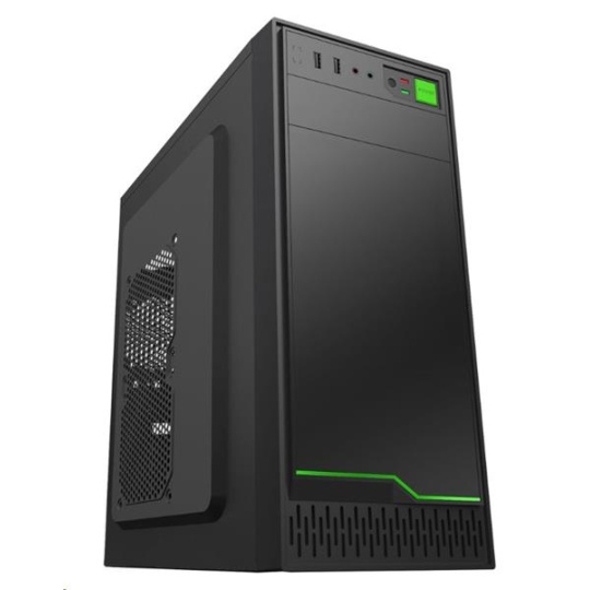 Eurocase ML N6-500B, case ATX, 2xUSB3.0, USB-C, black