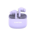 Canyon TWS-9, OnGo 9, True Wireless Stereo BT 5.4 slúchadlá do uší, 6 + 24h výdrž, nabíjacia stanica v kazete, fialové 