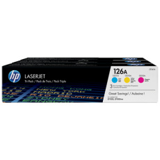 HP toner C/M/Y HP126 tri-pack