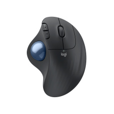 Logitech® ERGO M575S Wireless Trackball - GRAPHITE+BLUE BALL