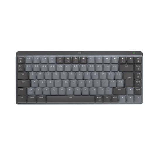 Logitech® MX Mechanical Mini Minimalist Wireless Illuminated Keyboard - GRAPHITE - US INT'L - 2.4GHZ/BT - TACTILE