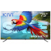 KIVI TV 75U760QB, 75" (187cm), HD LED TV, AndroidTV 11, Black, 3840x2160, GAME MODE, HLG,  HDR, 127 kWh,WIFI5