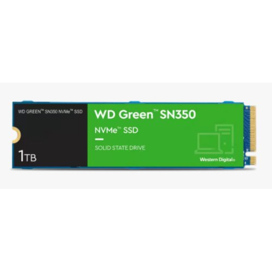 WD Green SN350 1TB SSD PCIe Gen3 8 Gb/s, M.2 2280, NVMe ( r3200MB/s, w2500MB/s )