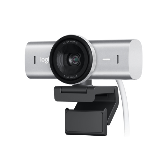 Logitech® MX Brio 4K Ultra HD Webcam - PALE GREY