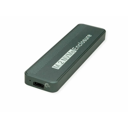 Value Externý box / Adaptér USB 3.2 Gen 2x2 Typ C na NVMe M.2 SSD HDD (M-key), 20Gbps, čierny