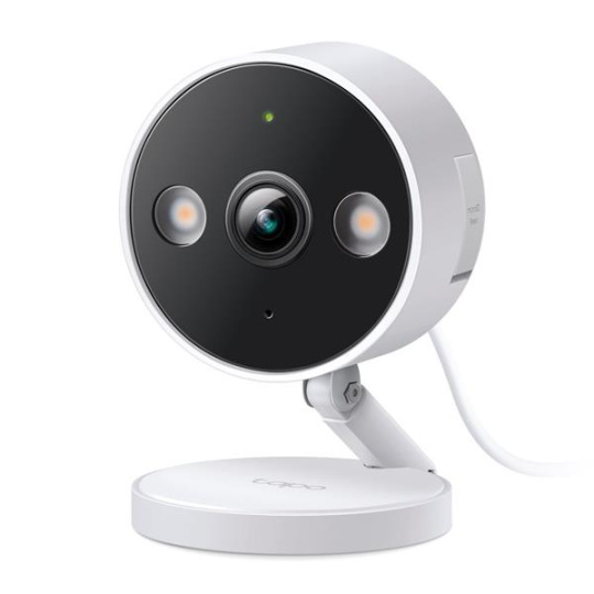 TP-LINK "Indoor/Outdoor Home Security Wi-Fi CameraSPEC: 2K QHD (2560x1440), 2.4 GHzFEATURE: Smart AI Detection and Not