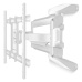 ONKRON Full Motion TV Wall Mount for 40 to 75-inch Flat Panel TVs Digital Panels 45,5 kg, White