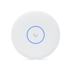 Ubiquiti Ceiling-mounted 8-stream WiFi 7 AP with dedicated spectral scanning radio and 10/5/2.5/1 GbE support.