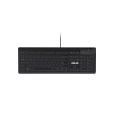 ASUS KU100 SmartCard Keyboard - drôtová klávesnica, čierna, CZ/SK