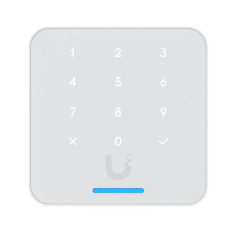 Ubiquiti Third-generation NFC card reader with a keypad and Apple Touch Pass support-white