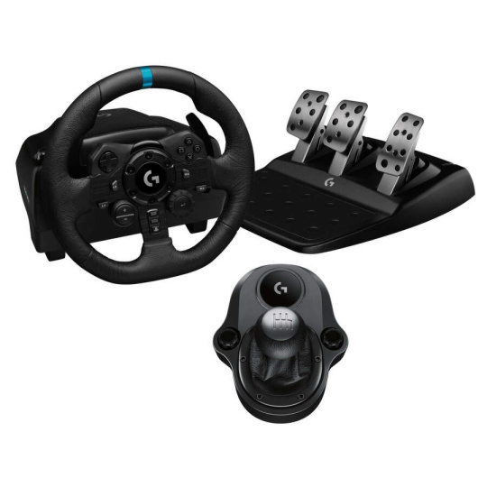 Logitech® G923 SE Racing Wheel and Shifter Combo for PS5, PS4 and PC - BLACK - USB