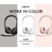 Logitech® H390 USB Headset - USB -  OFF-WHITE