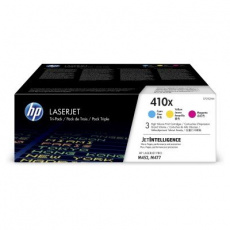 HP 410X 3-pack High Yield Cyan/Magenta/Yellow Original LaserJet Toner Cartridges (CF252XM)