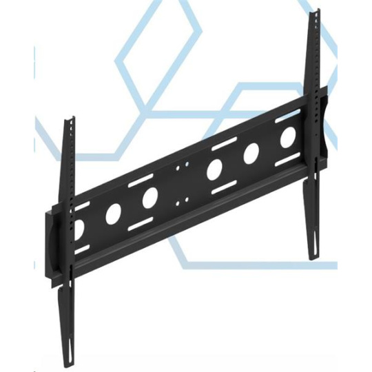 EDBAK TV SLIM držiak na stenu, 50 až 86", max 80 kg, čierny