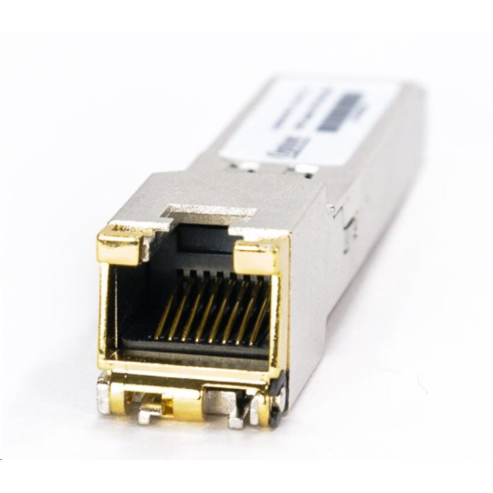 SFP+ transceiver 10Gbps, 10GBASE-T, do 30m (CAT 6A či 7), RJ-45, 0 až 70°C, Mellanox komp.