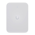 Ubiquiti Wall-mounted WiFi 7 AP with 4 spatial streams and an integrated 2.5 GbE PoE switch designed for hospitality en