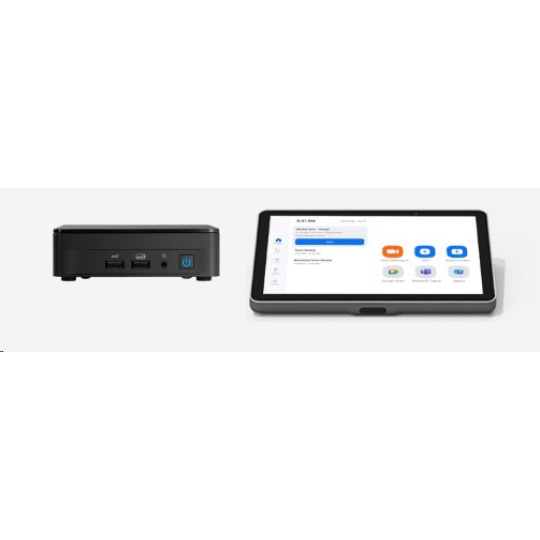 Logitech® TAPZOOMBASE/1 TAP bundle with Intel NUC13L3Kv5, MS Windows 11 IoT Enterprise SAC, ZOOM, NO CAM -  EU Plug