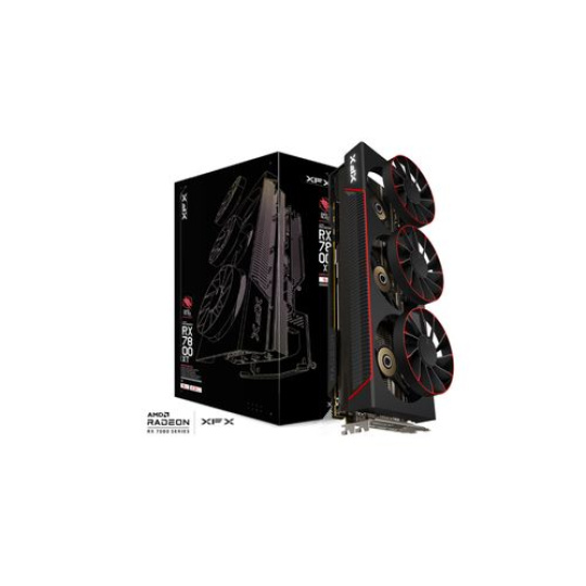 XFX AMD RX-7800XT Quiksilver Magnetic Air Gaming 16GB GDDR6 256bit, 2430MHz / 19.5 Gbps, 3x DP, 1x HDMI, 3x Magnetic fan, 3 slot