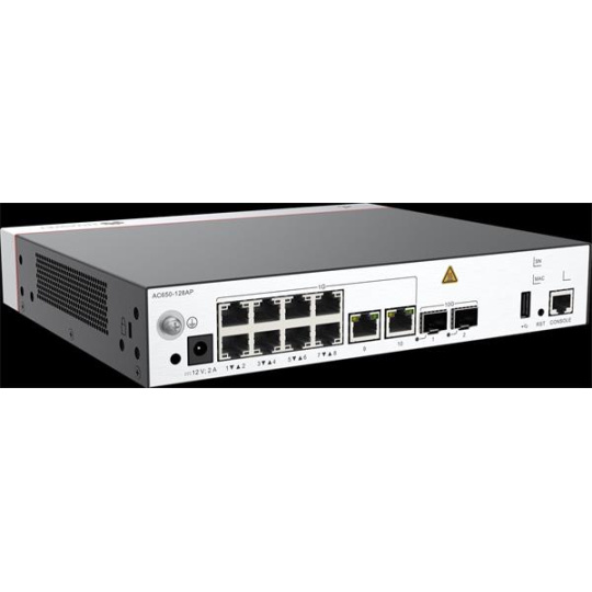 Huawei AC650-128AP mainframe (10*GE ports, 2*10GE SFP+ ports, with the AC/DC adapter)