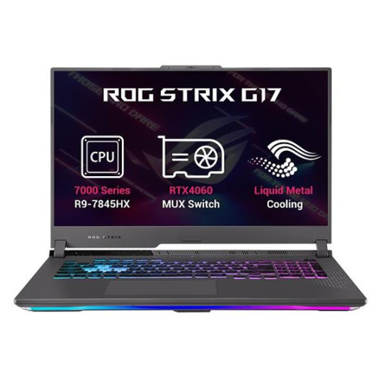 ASUS ROG Strix G17 G713PV-LL045W, Ryzen 9 7845HX, 17.3˝ 2560x1440 QHD, RTX 4060/8GB, 32GB, SSD 1TB, W11H