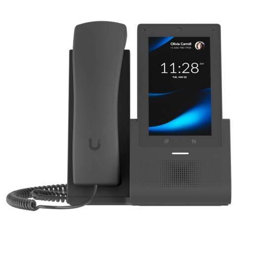 Ubiquiti Next-generation desktop smartphone for UniFi Talk, featuring a 5" touch display and seamless integration with U