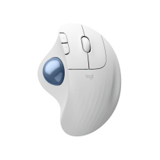 Logitech® ERGO M575S Wireless Trackball - OFFWHITE+BLUE BALL