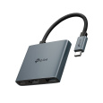 TP-LINK "USB Type-C 3-Port HubSPEC: 1 × USB-C Connector?1 × HDMI 4K 60Hz Port?1 × USB-C PD 100W Port?1 × USB-A 3.0 Port