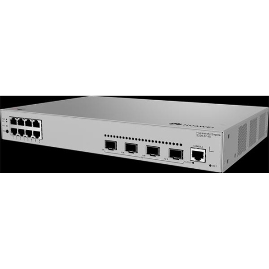 Huawei S220-8P4S-S220-8P4S(8?10/100/1000BASE-T ports(125W PoE+),4*GE SFP ports, AC power)