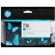 HP 738M 300-ml Cyan DesignJet Ink Cartridge