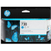 HP 738M 300-ml Cyan DesignJet Ink Cartridge