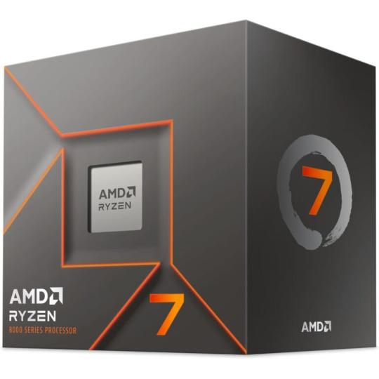 AMD, Ryzen 7 8700F, Processor BOX, soc. AM5, Wraith Stealth cooler