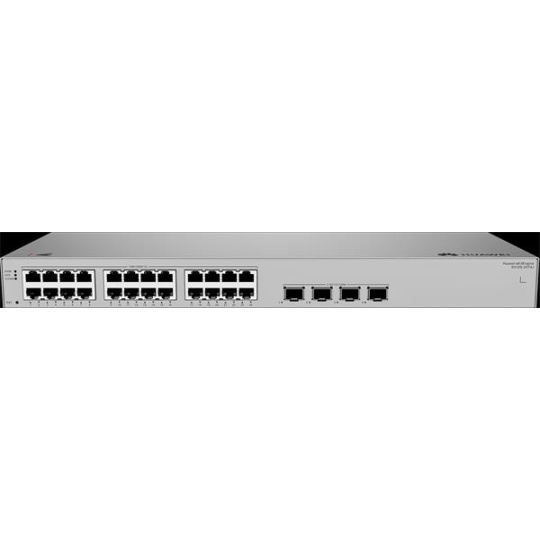 Huawei Data Communication,S310S-24T4J,S310S-24T4J,S310S-24T4J (24*10/100/1000BASE-T ports, 4*2.5GE SFP ports, built-in AC power, F